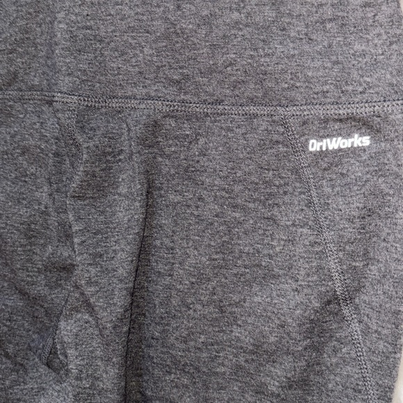 Athletic Works Full Length Asymmetrical Color Block Leggings, Size M - Picture 9 of 12